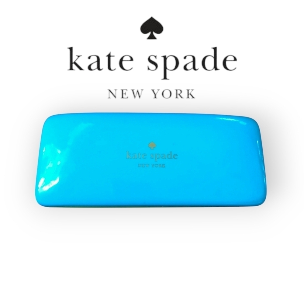 Kate Spade Hard Shell Eyeglass Case Robins Egg Blue Candy Green Sunglasses